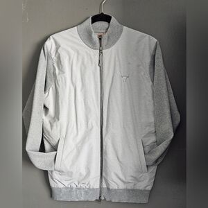 Peter Millar Light Gray Bomber Jacket
